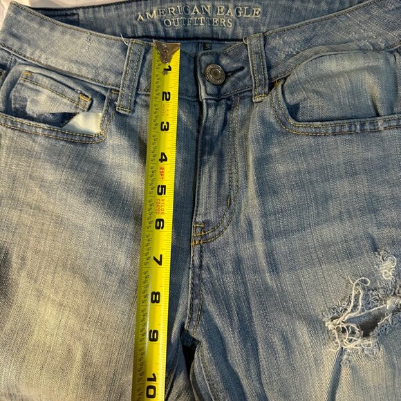 American Eagle Size 4 Inseam 32 inches Hi-Rise Artist Strech Bootcut - Picture 4 of 11